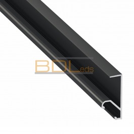 Profilé LED BDL4018 de corniche type lèche-mur blanc ou alu