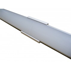 Profilé LED BDL4018 de corniche type lèche-mur blanc ou alu