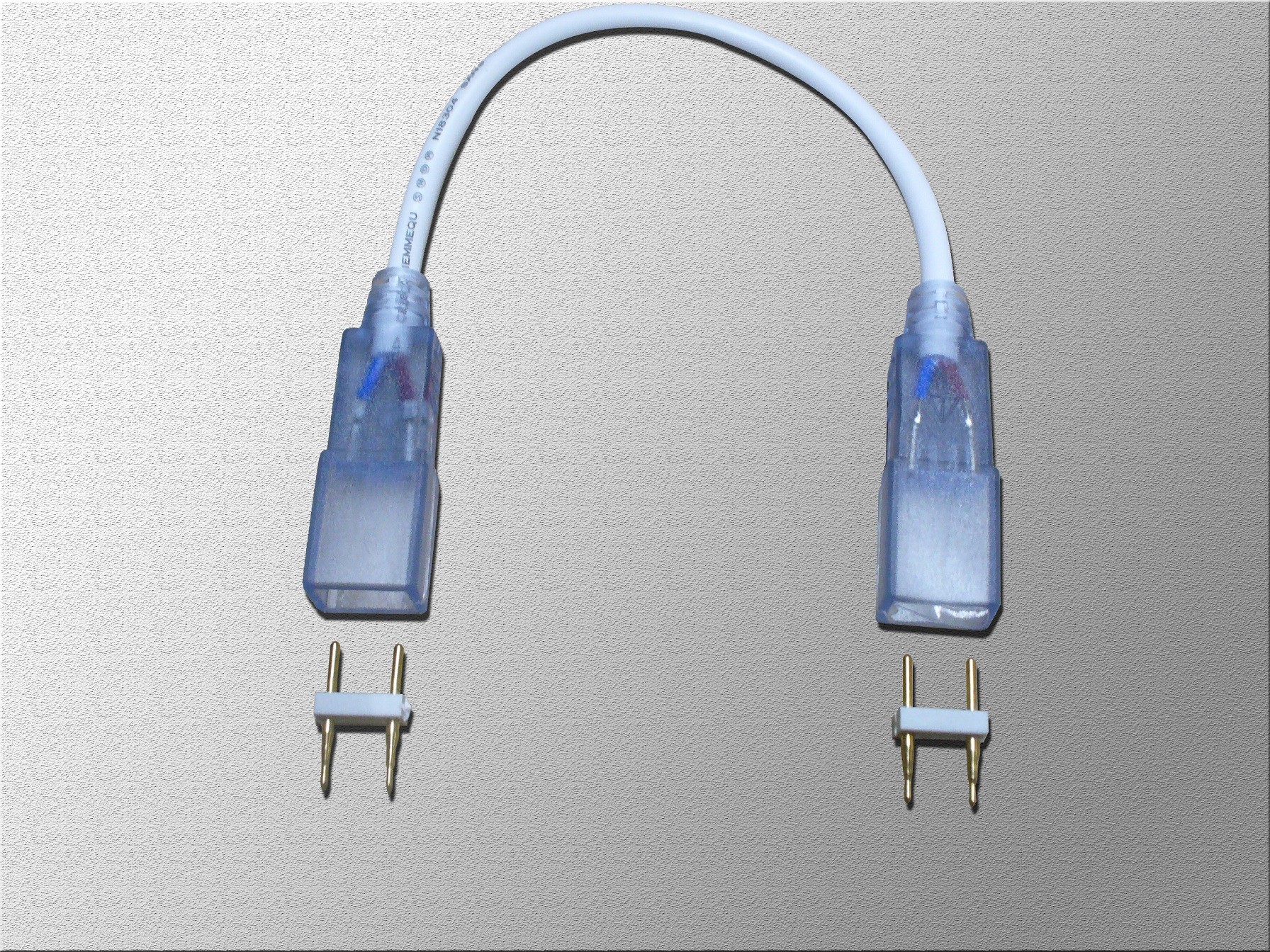 Connecteur d'alimentation pour ruban LED 220V étanche