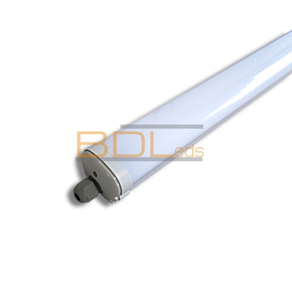 Kit de Réglette LED étanche + Tube Néon lumineuse LED 120cm T8 36W