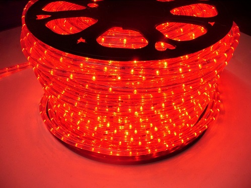 Cordon LED rouge 220V